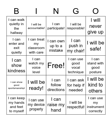 Spring Back Into School 2023! Bingo Card