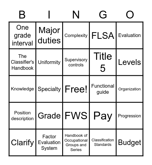 VILTD1L1 Bingo Card