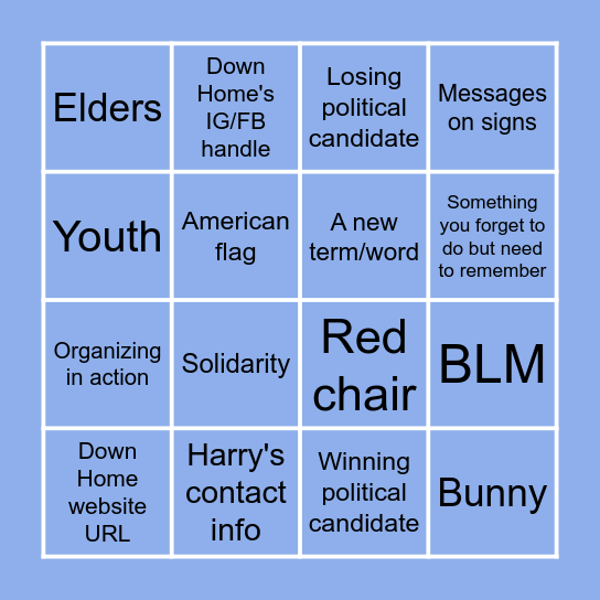 Photo BINGO Card