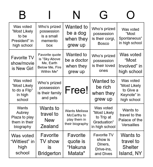 CLC 2023 Facilitator Bingo Card