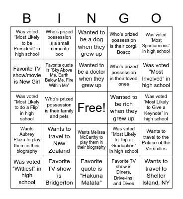 CLC 2023 Facilitator Bingo Card