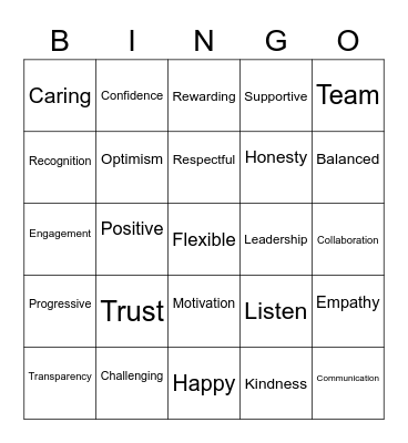 Culture Bingo Card