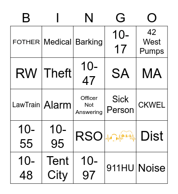 NTCW Bingo Card