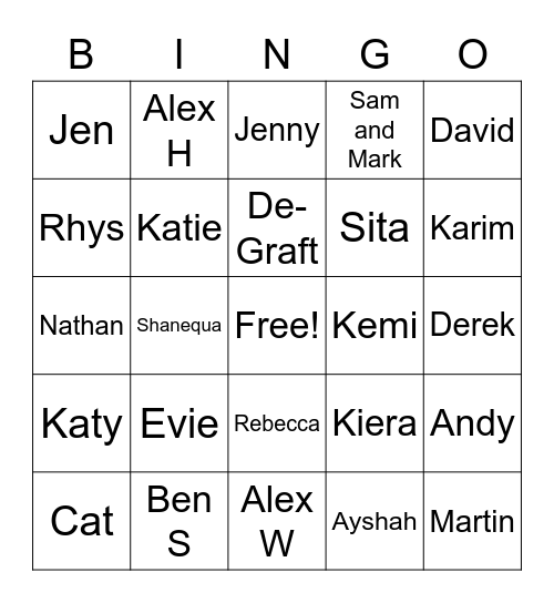 Lynn - Chase - Love Machine Bingo Card