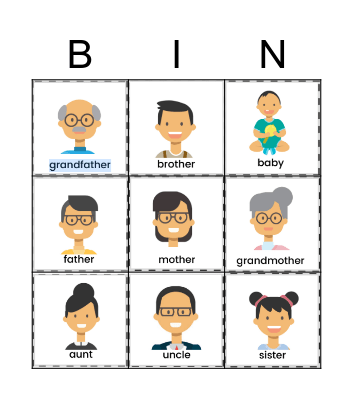 Family BINGO! Bingo Card