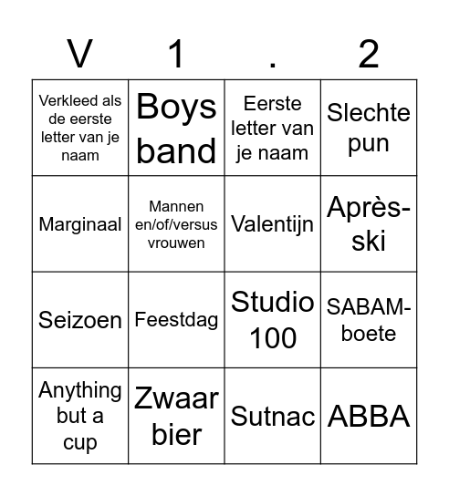 Cantusthema's Bingo Card