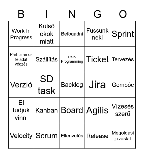 CSI Bingo Card