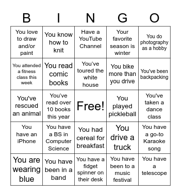 Arrive Health #5 Bingo Card