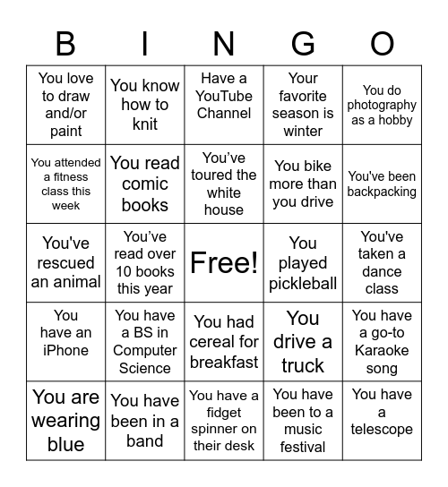 Arrive Health #5 Bingo Card