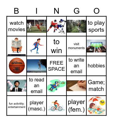 PASATIEMPOS Bingo Card