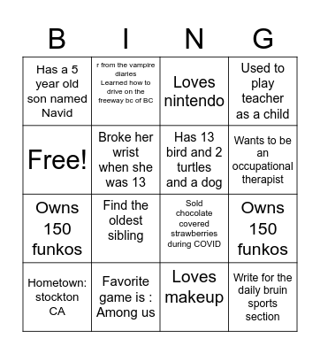 Ed 171 Bingo Card