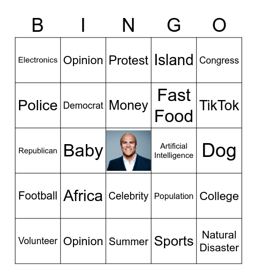 CNN 10 Bingo Card