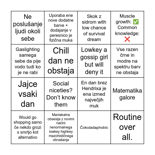 2023 Bingo Quest Bingo Card