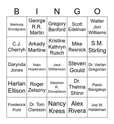 Williamson Bingo 2023 Bingo Card