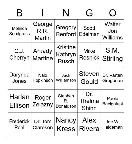 Williamson Bingo 2023 Bingo Card