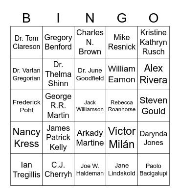 Williamson Bingo 2023 Bingo Card