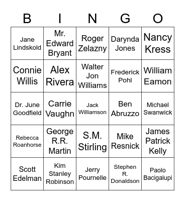 Williamson Bingo 2023 Bingo Card