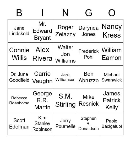 Williamson Bingo 2023 Bingo Card