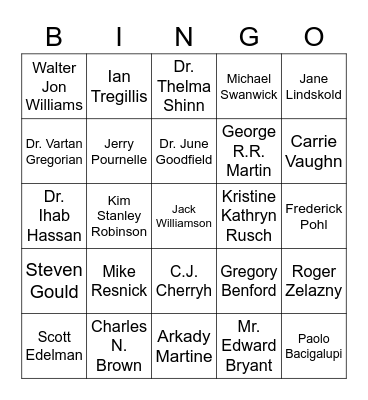 Williamson Bingo 2023 Bingo Card