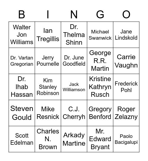 Williamson Bingo 2023 Bingo Card