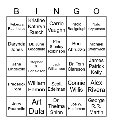 Williamson Bingo 2023 Bingo Card