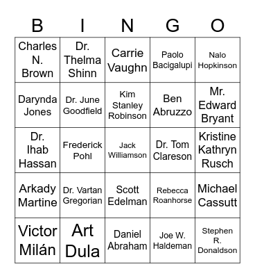 Williamson Bingo 2023 Bingo Card