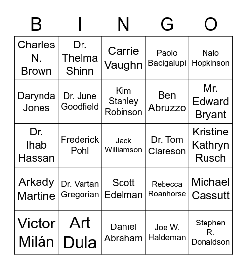 Williamson Bingo 2023 Bingo Card