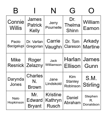 Williamson Bingo 2023 Bingo Card