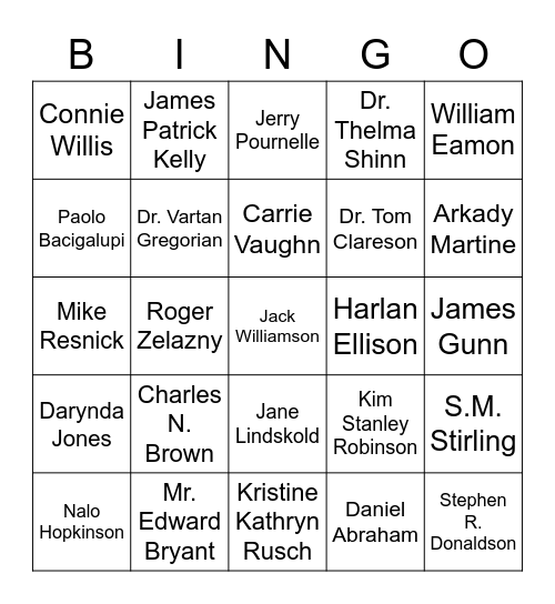 Williamson Bingo 2023 Bingo Card