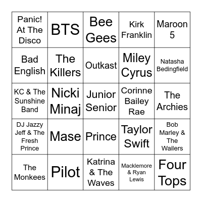 Game1 Bingo Card