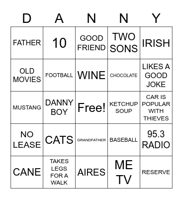 75TH BIRTHDAY BINGO Card
