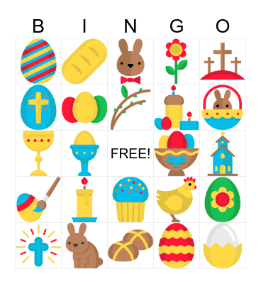 EASTER BINGO! Bingo Card
