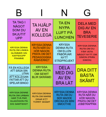 BINGO-TIME! Bingo Card