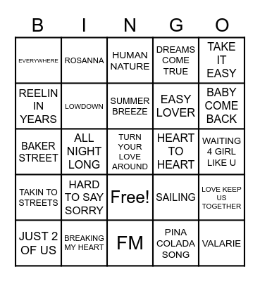 YACHT- FLYNN LAW Bingo Card