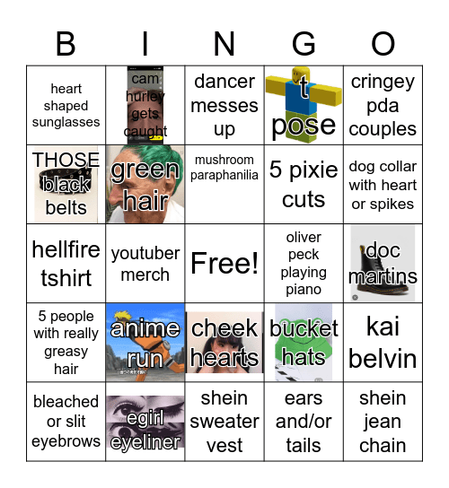 ISAS Bingo Card
