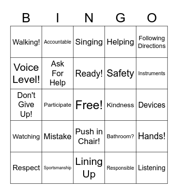 Spring Back Into School! (2nd grade) Bingo Card