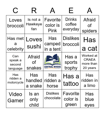Get to Know Each Other Bingo Card