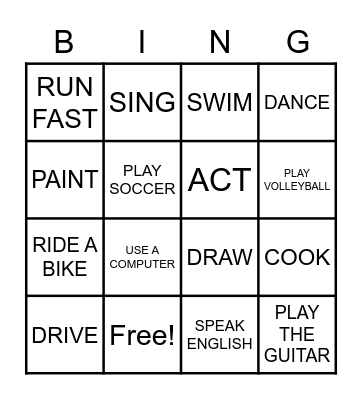 BINGO 1º ANOS Bingo Card