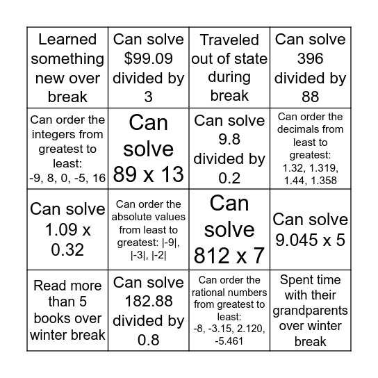Find Someone Who... Bingo Card