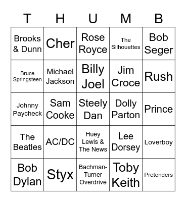 Workin For A Livin Bingo Card