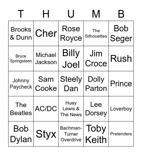 Workin For A Livin Bingo Card