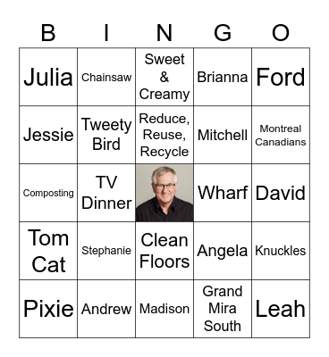 Tom's Favorite Things! Bingo Card