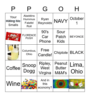 SPRING PARTY Bingo Card