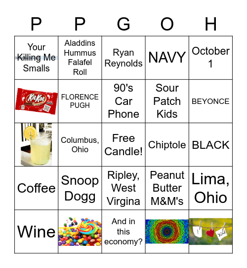 SPRING PARTY Bingo Card