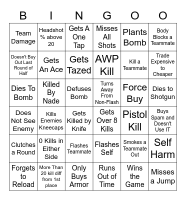 Bingo do Machado Bingo Card