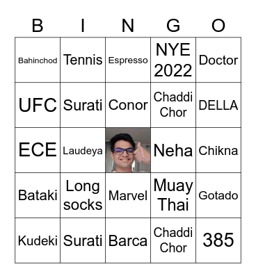 BOTSIN Bingo Card
