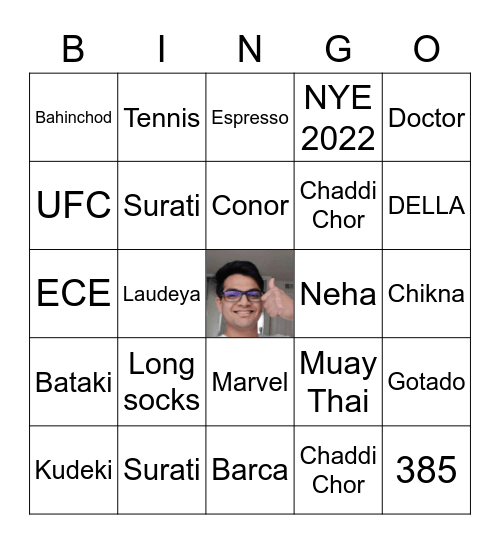 BOTSIN Bingo Card