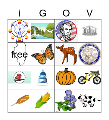 Illinois Bingo! Bingo Card