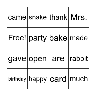 The Best Birthday Mole Ever Had Bingo Card