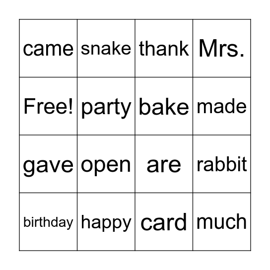 The Best Birthday Mole Ever Had Bingo Card
